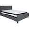 Flash Furniture Platform Bed Set, Tribeca, Full, Dark Gray HG-BM-30-GG - alternate 2